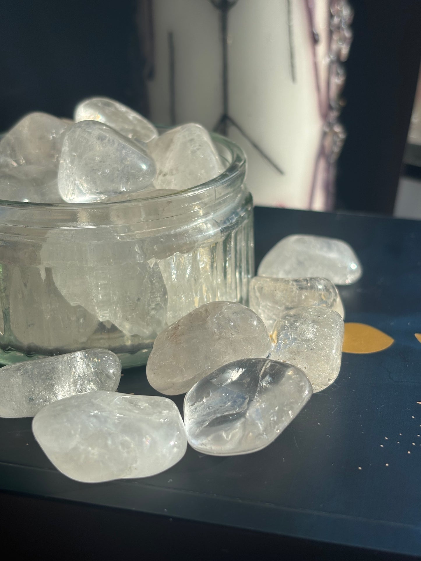 Clear Quartz Tumble Stone
