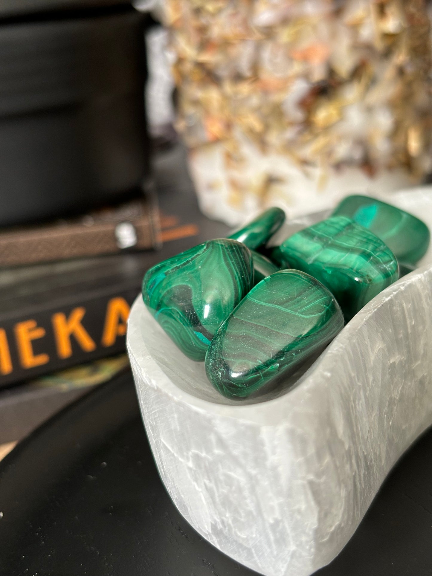 Malachite Tumble Stone