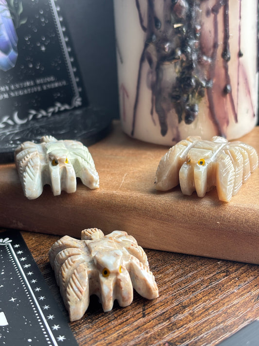 Soapstone Spiders