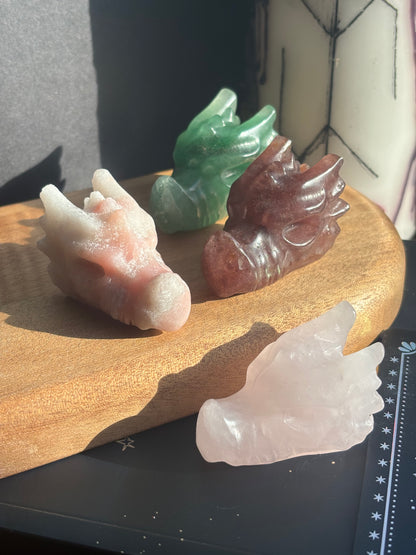 Dragons Head Carvings