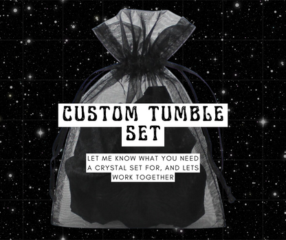 Custom tumble stone set