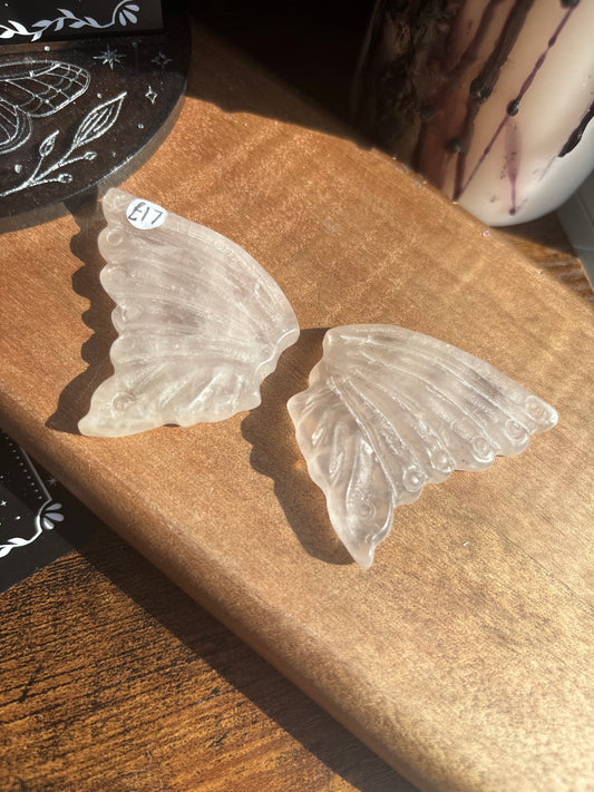 Rose Quartz Fairy Wings