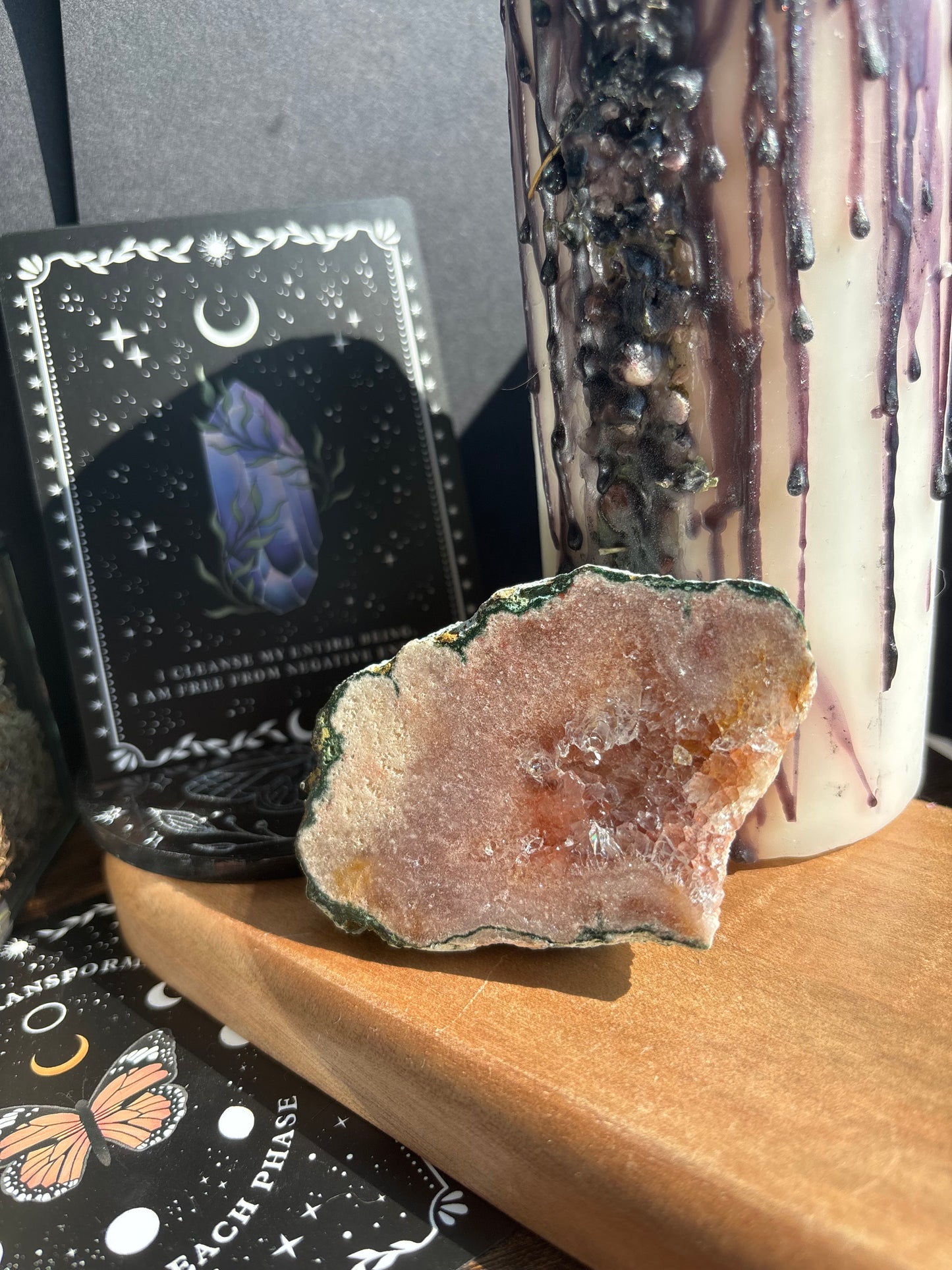 Pink Amethyst Slice