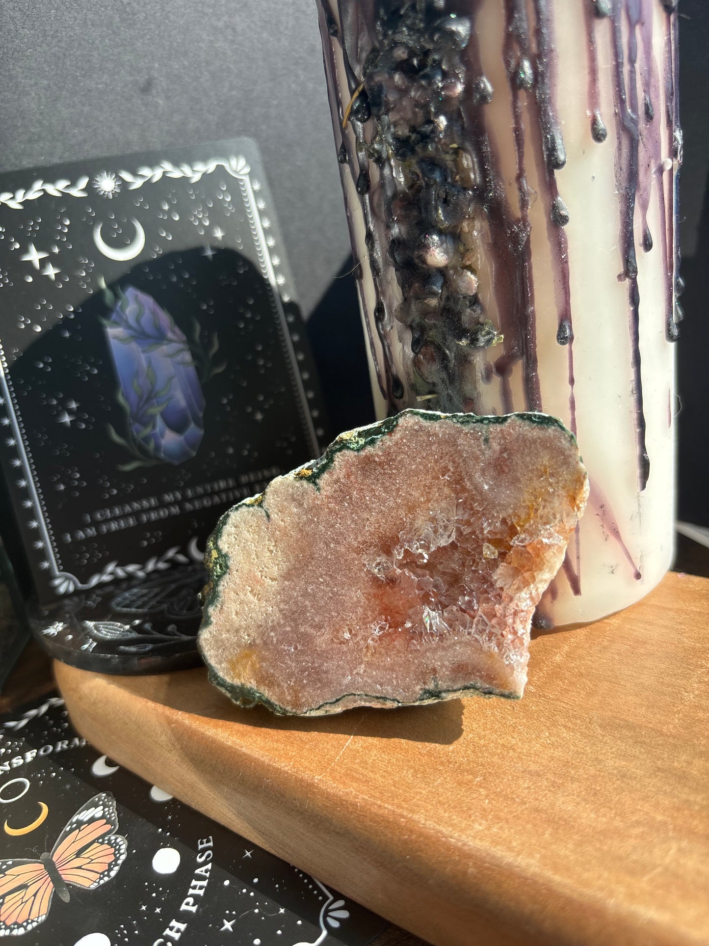 Pink Amethyst Slice