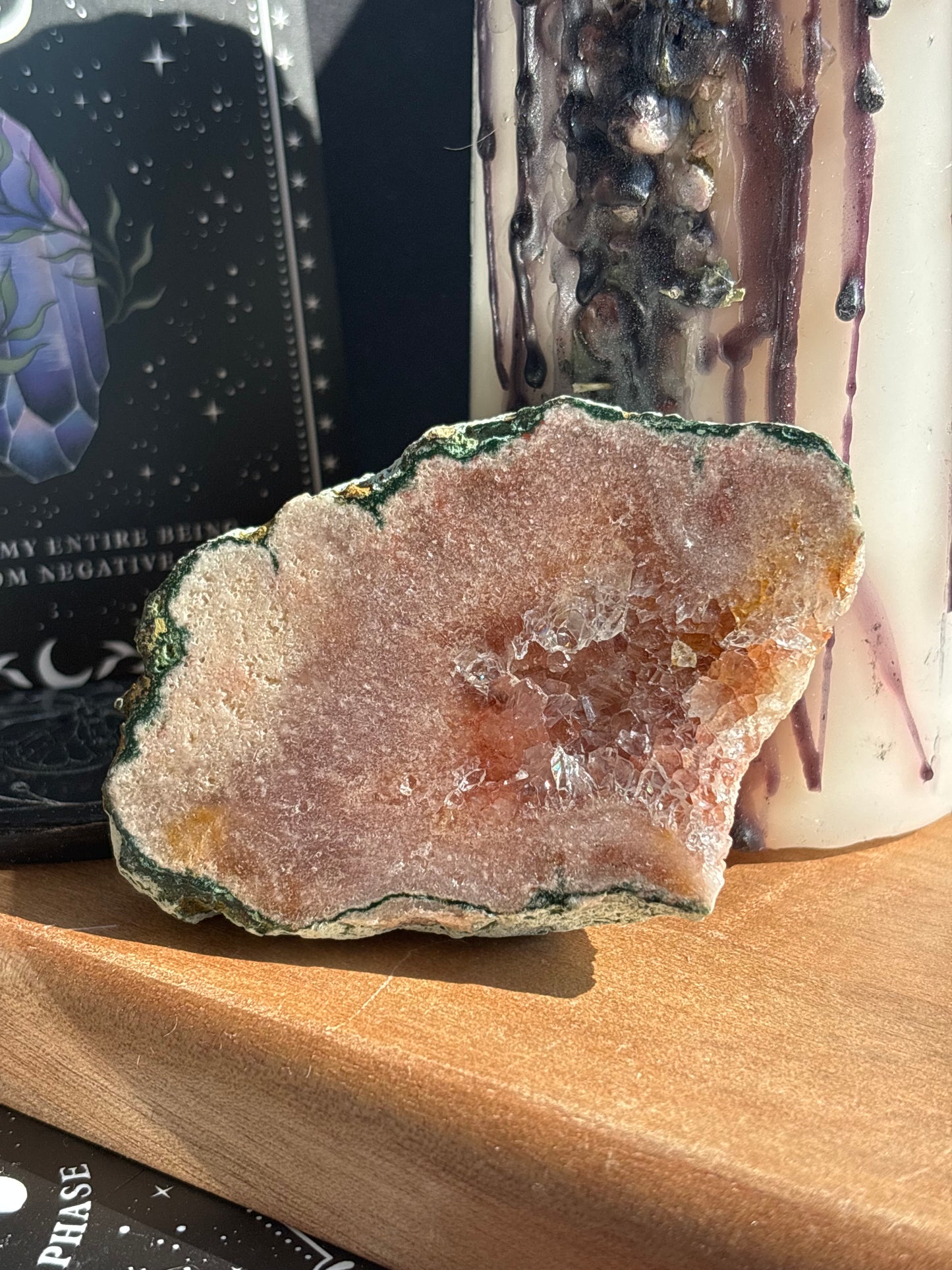 Pink Amethyst Slice