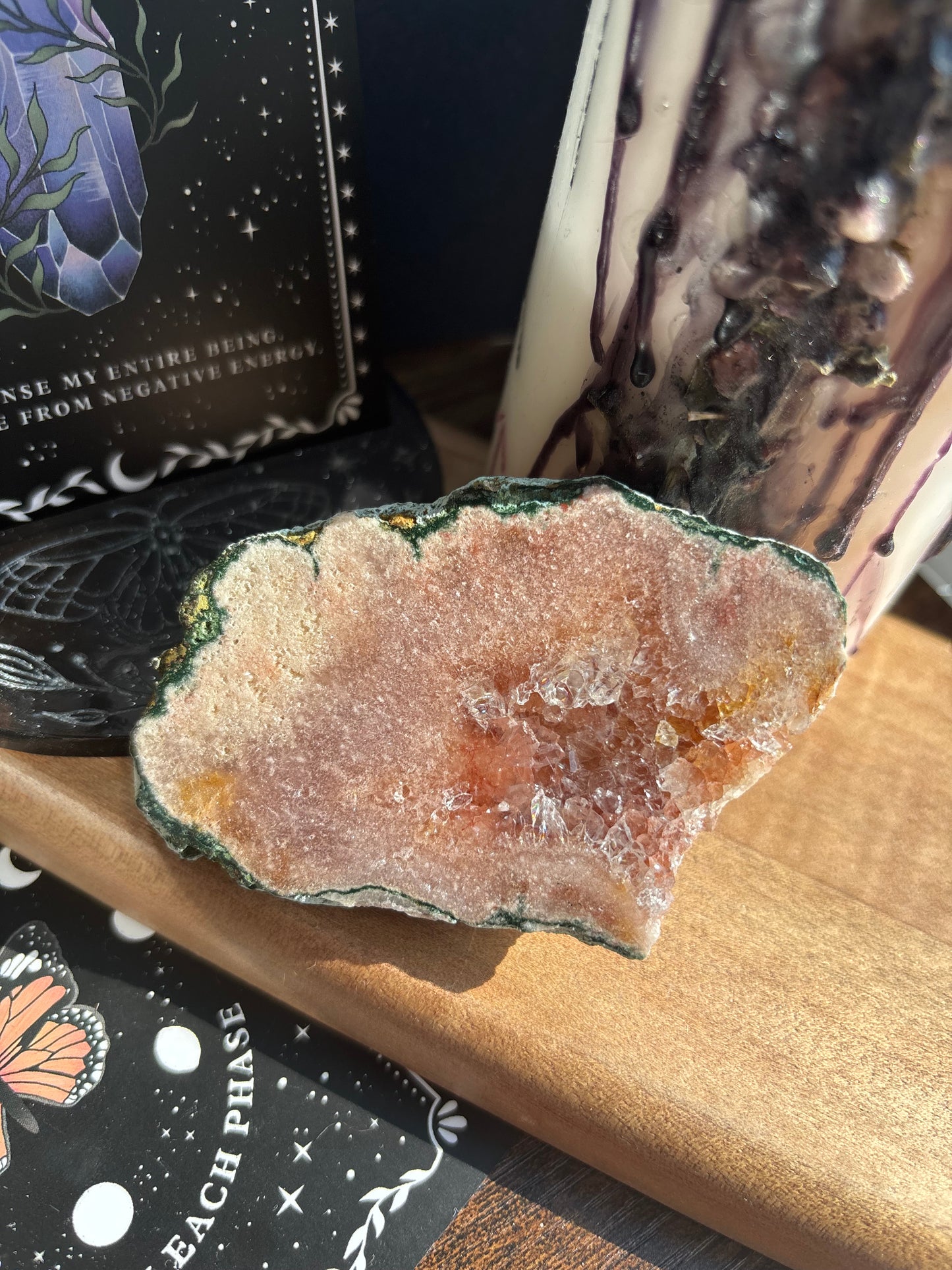 Pink Amethyst Slice