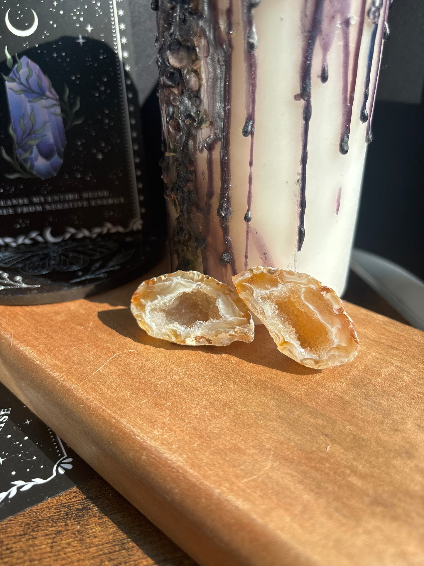Agate Geode Halves