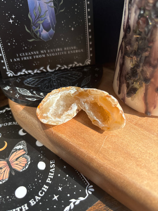 Agate Geode Halves
