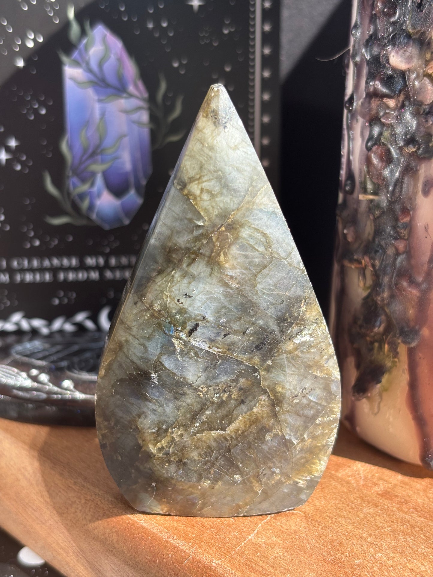 Labradorite Tear Drop