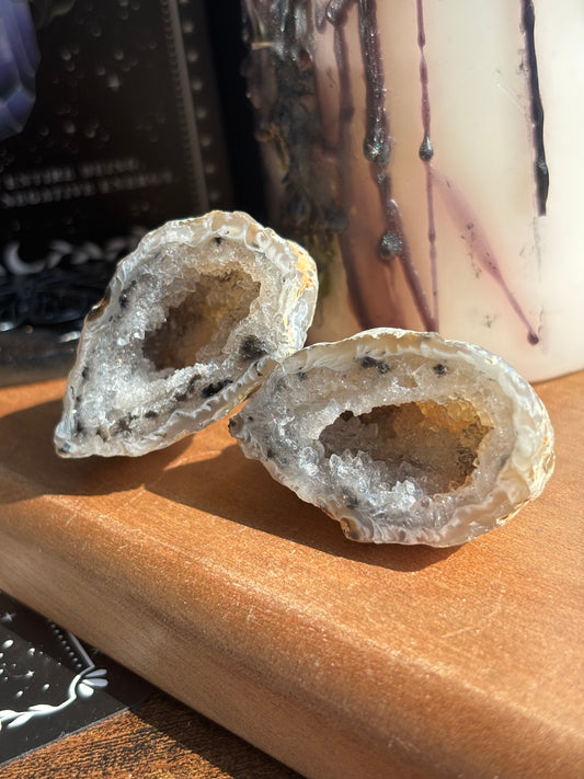 Agate Geode Halves