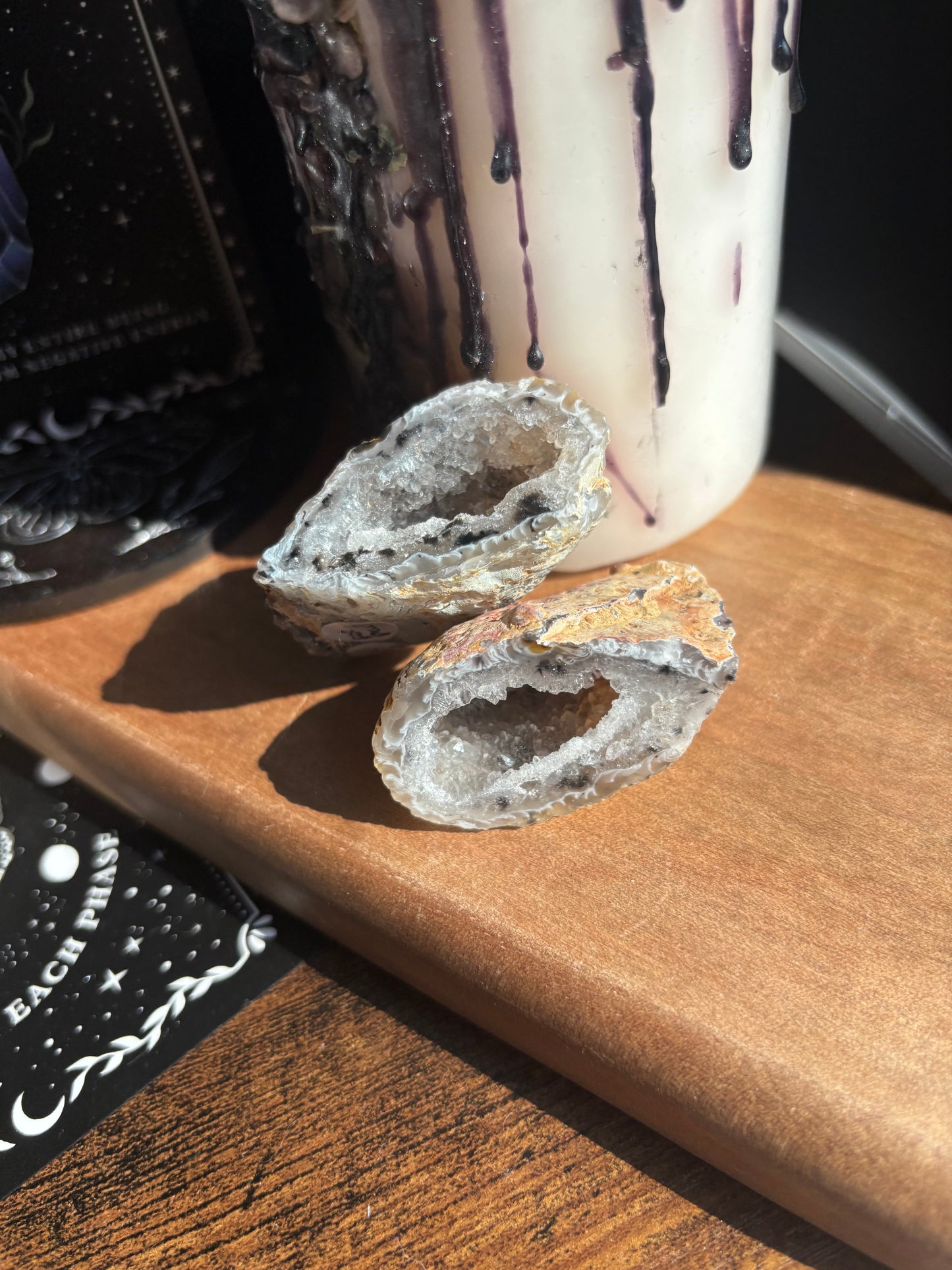 Agate Geode Halves