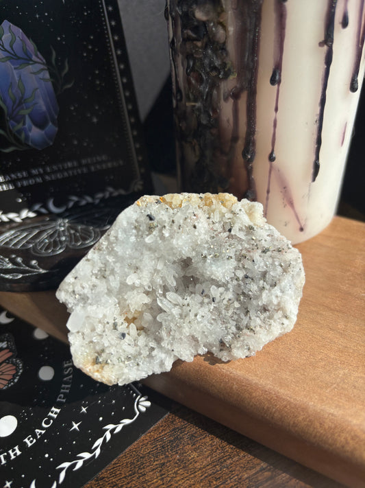 Pyrite x Quartz Specimen