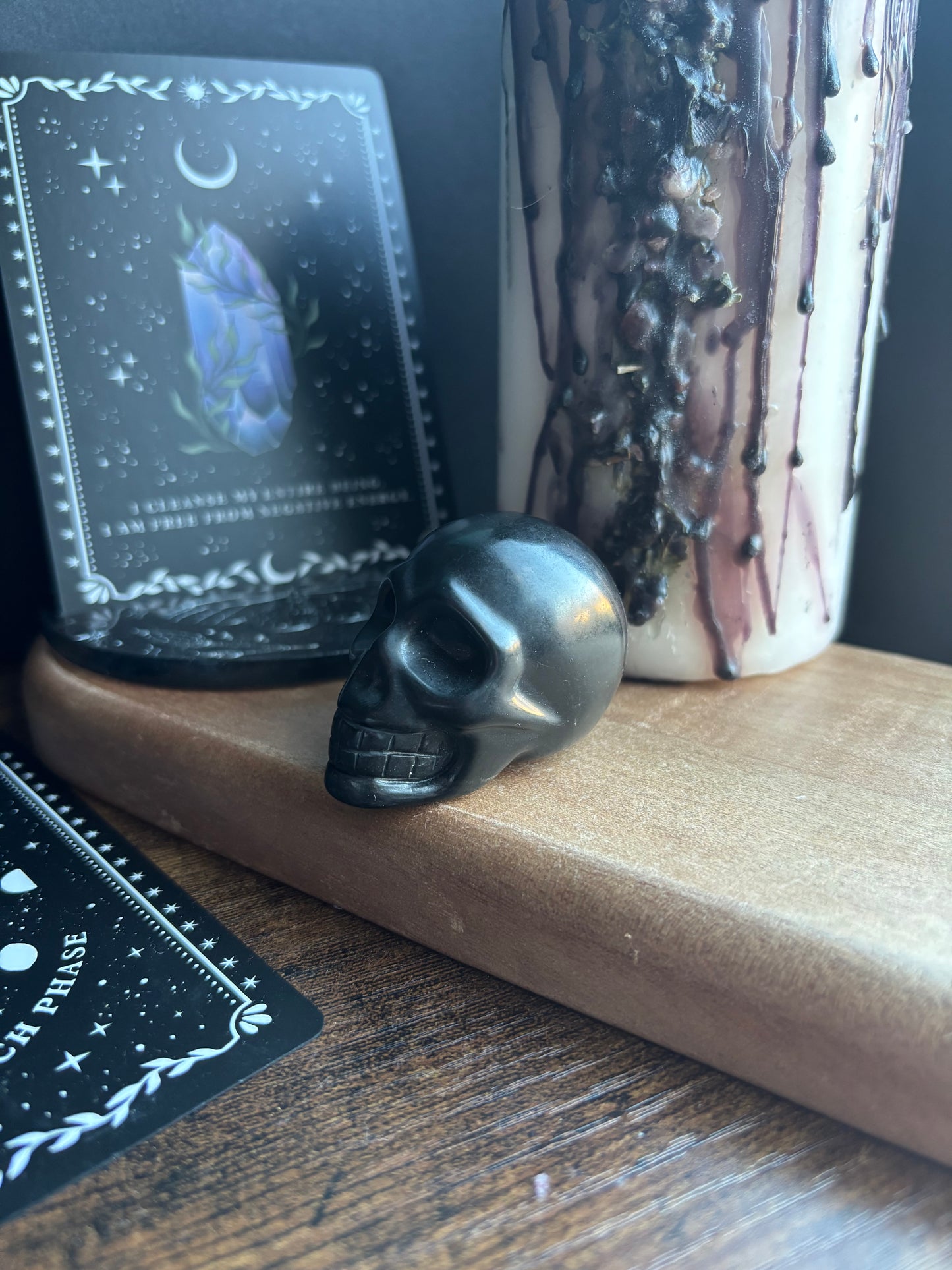 Obsidian Crystal Skull