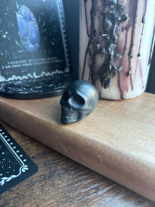 Small Obsidian Crystal Skull