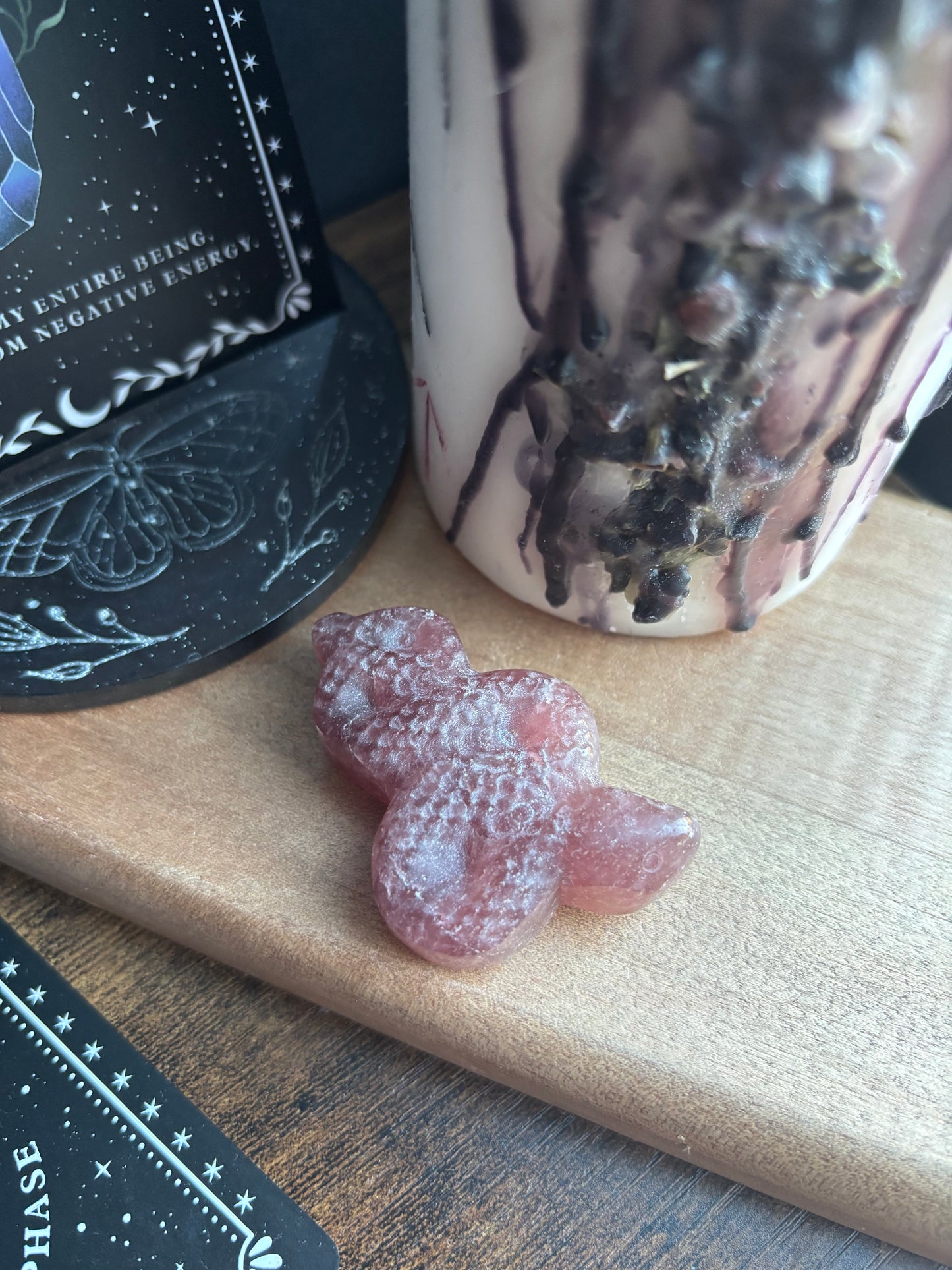 Strawberry Quartz Snake