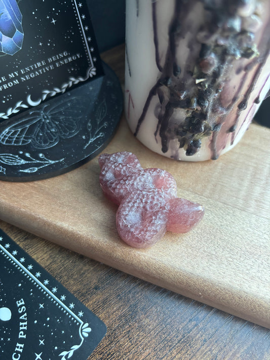 Strawberry Quartz Snake