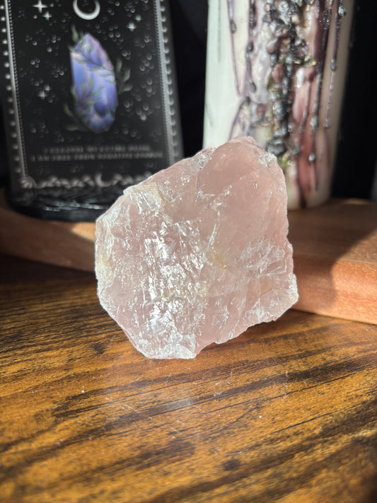 Rose Quartz Raw Piece