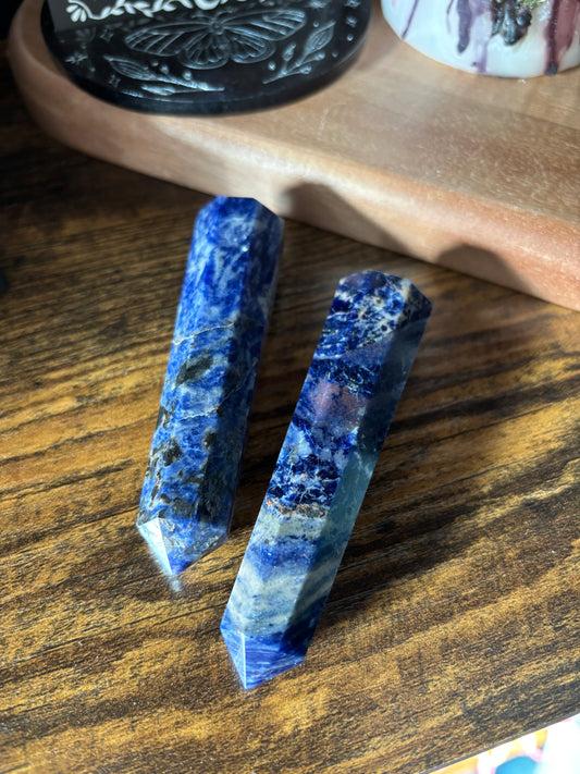 Sodalite Double Terminated Points