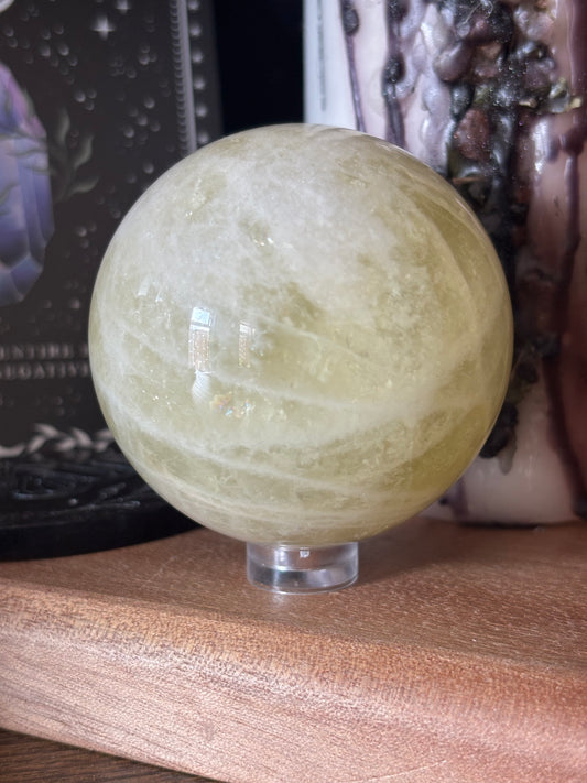 Lemon Calcite Sphere