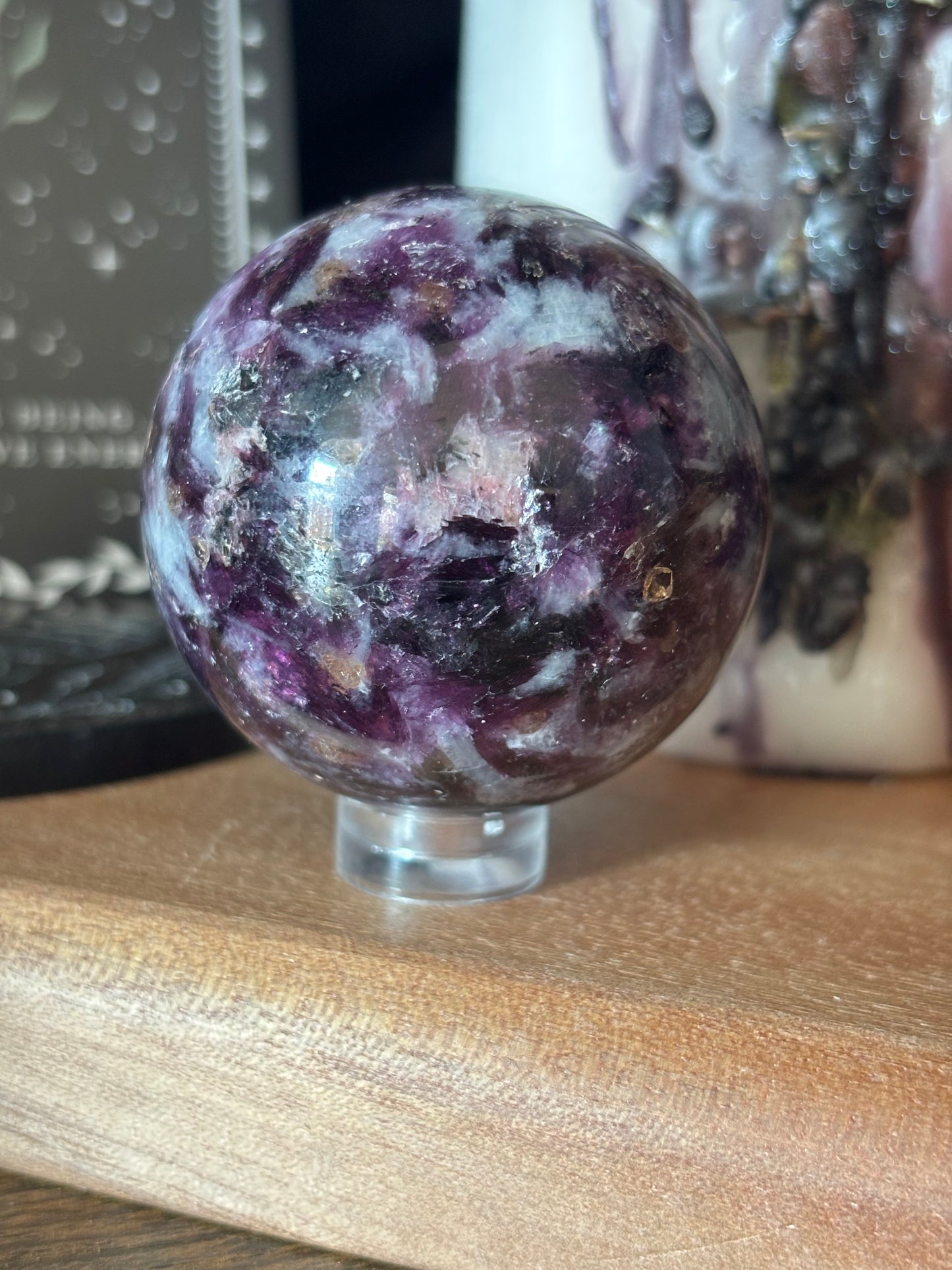 Purple Mica Sphere